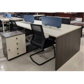 职员办公桌 四人办公桌 现代时尚办公 Y21504A-24四人办公位